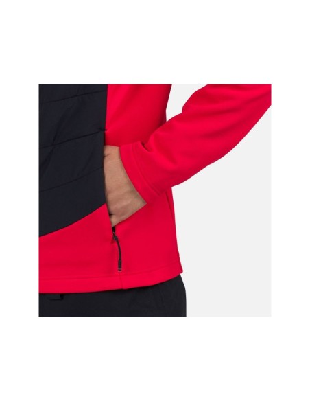 Rossignol Classique Hybrid Clim Fz sweatshirt red