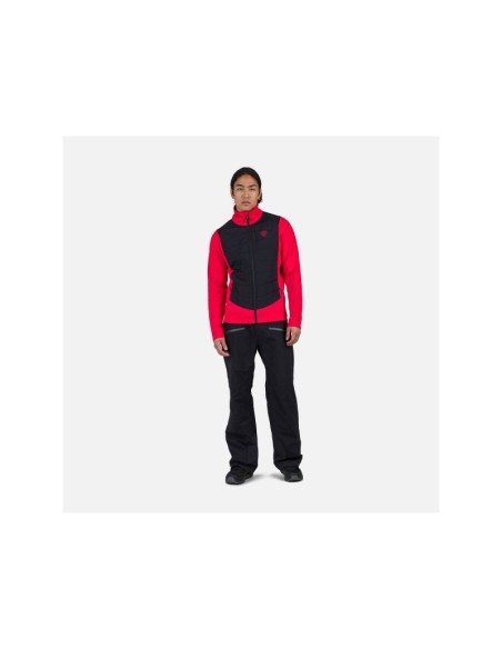 Rossignol Classique Hybrid Clim Fz sweatshirt red