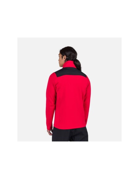 Rossignol Classique Hybrid Clim Fz sweatshirt red
