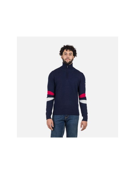 Rossignol Signature Hz Knit Navy Blue Sweater
