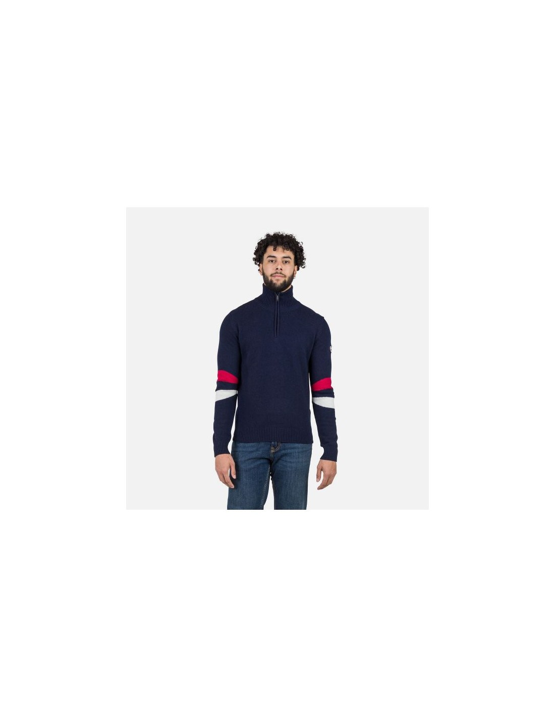 Rossignol Signature Hz Knit Navy Blue Sweater