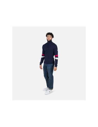Rossignol Signature Hz Knit Navy Blue Sweater