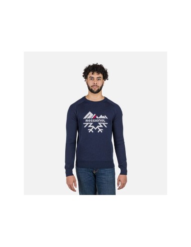 Rossignol Alpine Half Zip Sweater Navy Blue