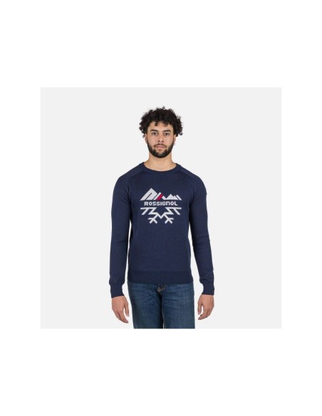 Rossignol Alpine Half Zip Sweater Navy Blue