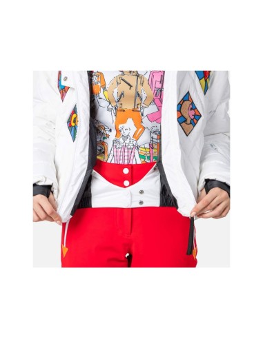 Rossignol W Lumy Down Bomber Jacket Jkt White