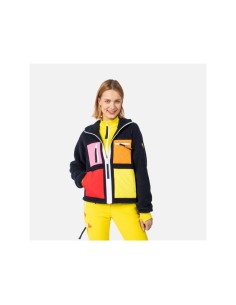 Rossignol W On Air Fleece Jkt Blue Sweatshirt