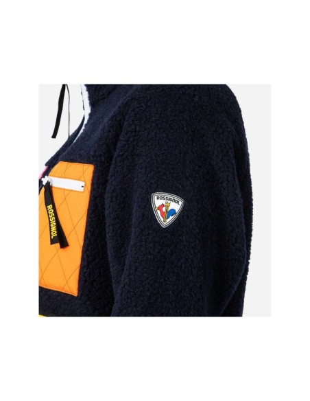 Rossignol W On Air Fleece Jkt Blue Sweatshirt