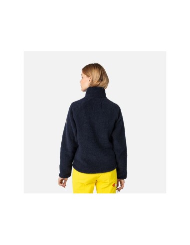 Rossignol W On Air Fleece Jkt Blue Sweatshirt