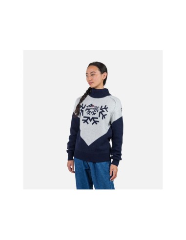 Rossignol W Cieloalto Tn Navy Blue Sweater
