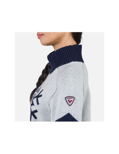 Rossignol W Cieloalto Tn Navy Blue Sweater