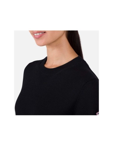 Rossignol W Corporate Crew Neck Sweater Black