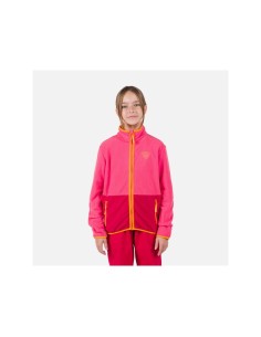 Rossignol Jr Strawpile Fleece Fz Pink Sweatshirt