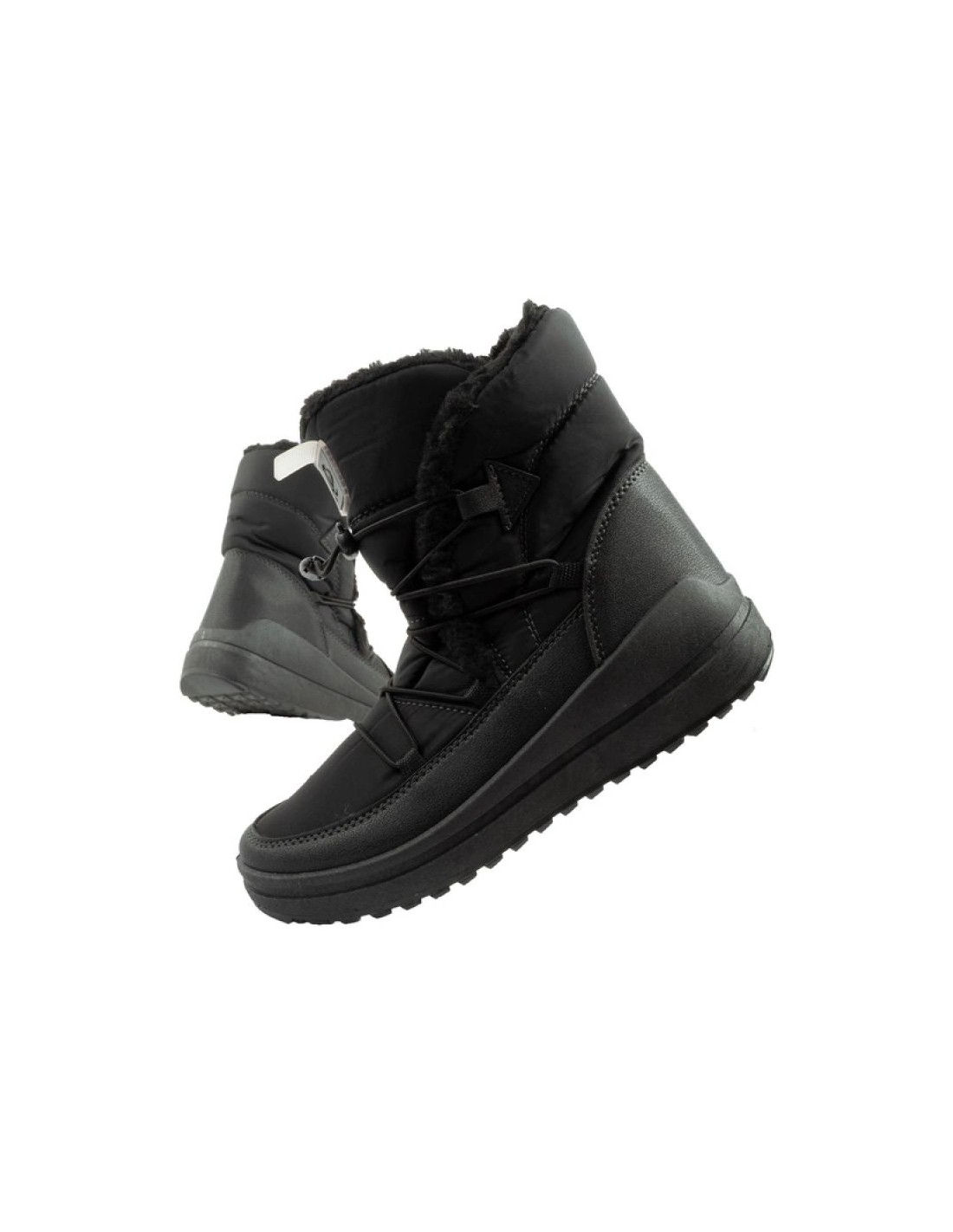 Easy Way winter boots snow boots women's insulated fashionable black