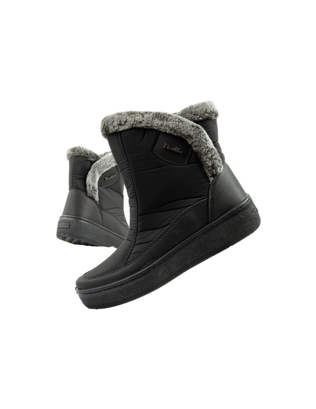 Easy Way winter boots snow boots women's ankle boots insulated fashionable zipper