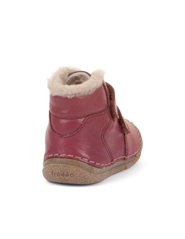 Froddo children's winter ankle boots insulated made of natural leather lightweight