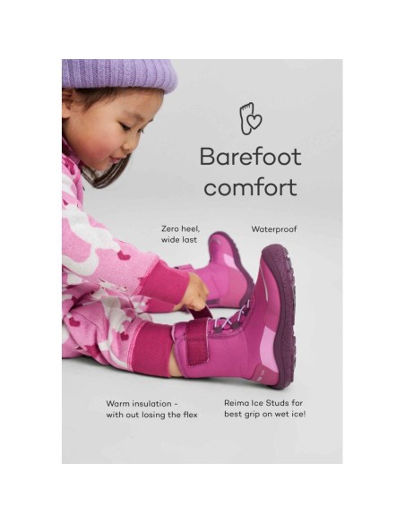 Reima ReimaTec barefoot winter boots for children Talvella Kids 5400150A9990