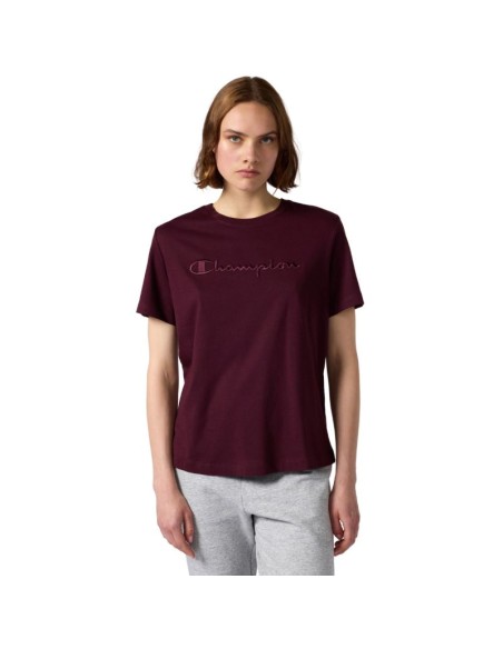 Champion SS Tee Burgundy Women's TShirt 118382 RS522
