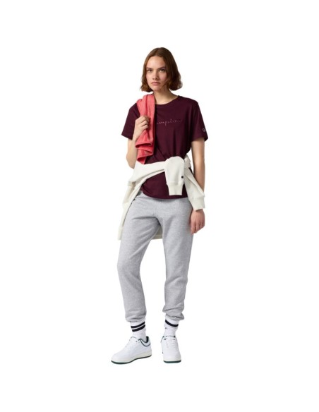 Champion SS Tee Burgundy Women's TShirt 118382 RS522