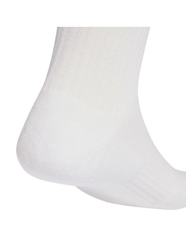 Adidas 3Stripes Essentials Cushioned Crew 6 Pack Socks White KE5493