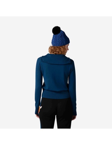 Women's JCC Galina Full Zip Knit Top Blue