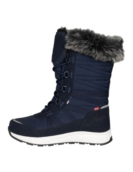 Trollkids Girls Hemsedal Winter Boots XT Waterproof Navy Blue 576100