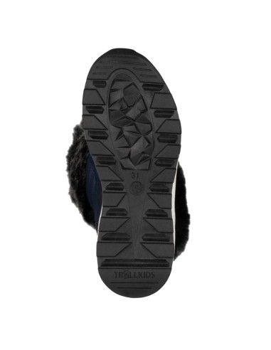 Trollkids Girls Hemsedal Winter Boots XT Waterproof Navy Blue 576100