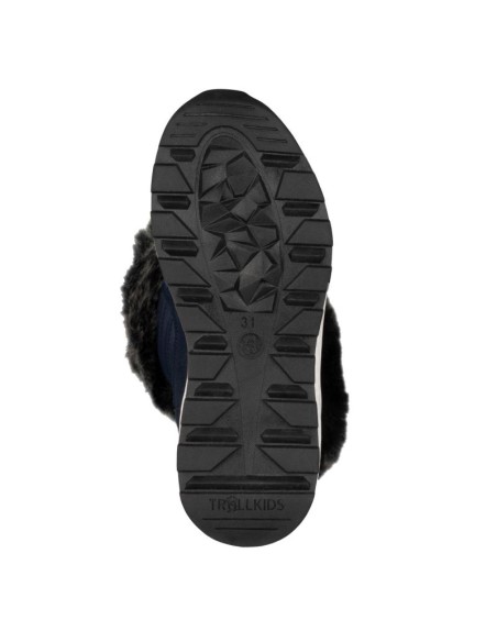 Trollkids Girls Hemsedal Winter Boots XT Waterproof Navy Blue 576100