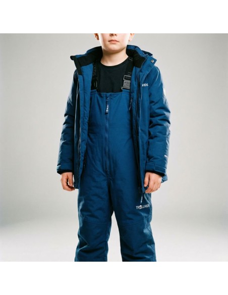 Trollkids Kids Nordkapp Pants winter sports pants for girlsboys navy blue 902142