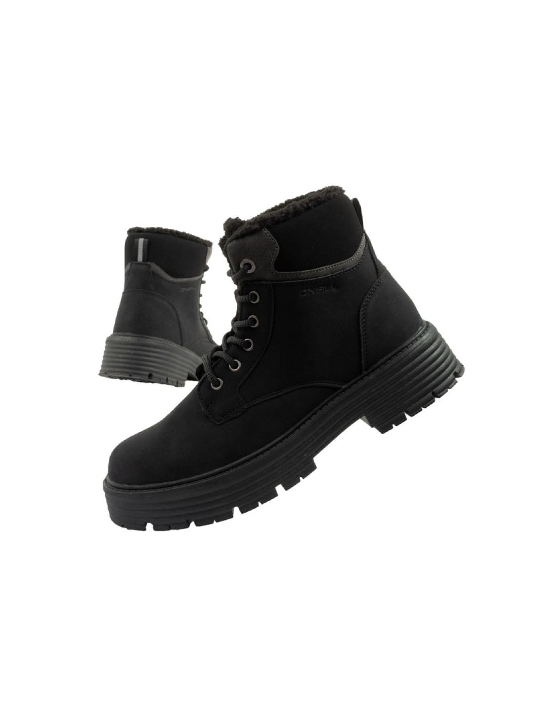 O'neill winter boots women's hiking boots insulated ankle boots fashionable black