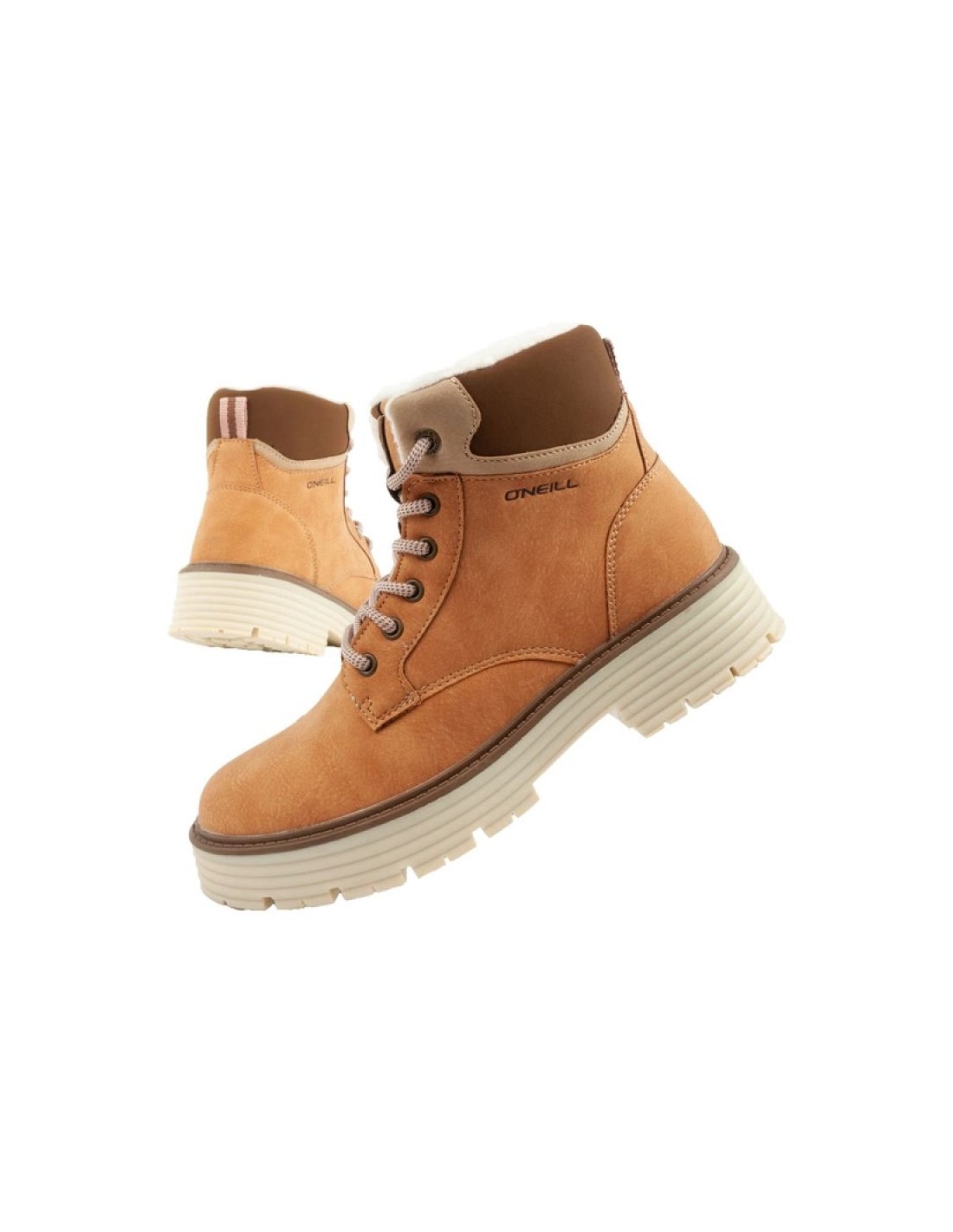 O'neill winter boots women's hiking boots ankle boots insulated fashionable brown