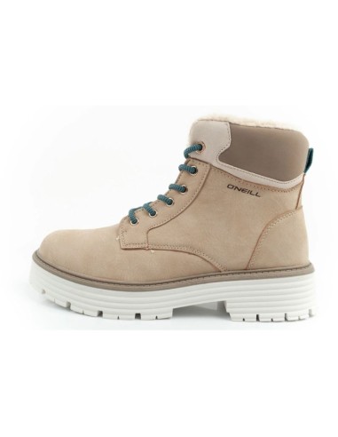 O'neill winter boots women's hiking boots ankle boots insulated fashionable beige white