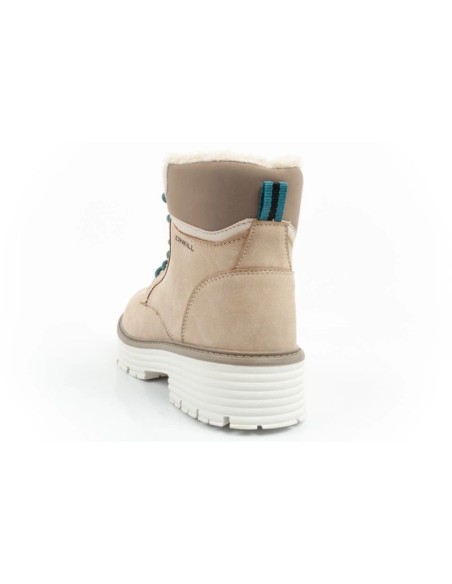O'neill winter boots women's hiking boots ankle boots insulated fashionable beige white