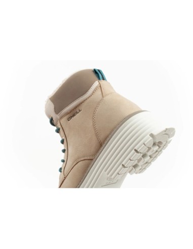 O'neill winter boots women's hiking boots ankle boots insulated fashionable beige white
