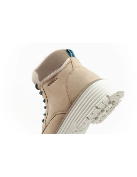 O'neill winter boots women's hiking boots ankle boots insulated fashionable beige white