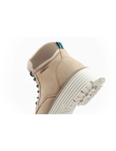 O'neill winter boots women's hiking boots ankle boots insulated fashionable beige white