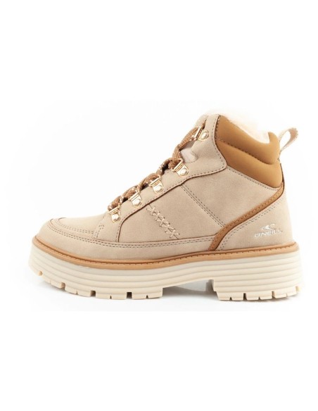 O'neill winter boots women's hiking boots ankle boots insulated fashionable beige brown
