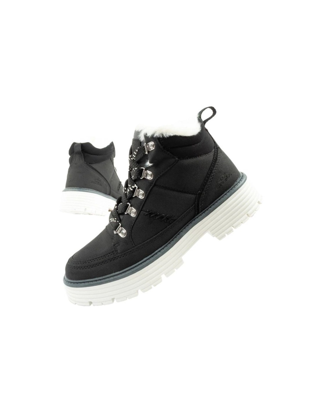 O'neill winter boots women's hiking boots ankle boots fashionable black white