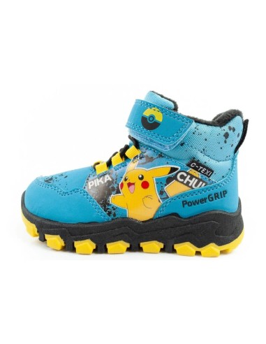 Leomil Pokemon children's winter ankle boots insulated waterproof blue