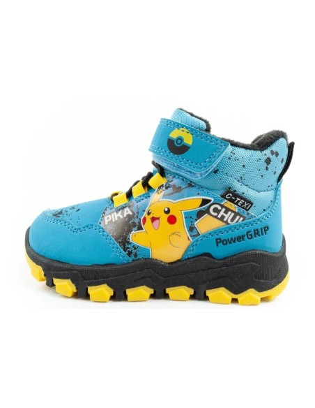 Leomil Pokemon children's winter ankle boots insulated waterproof blue
