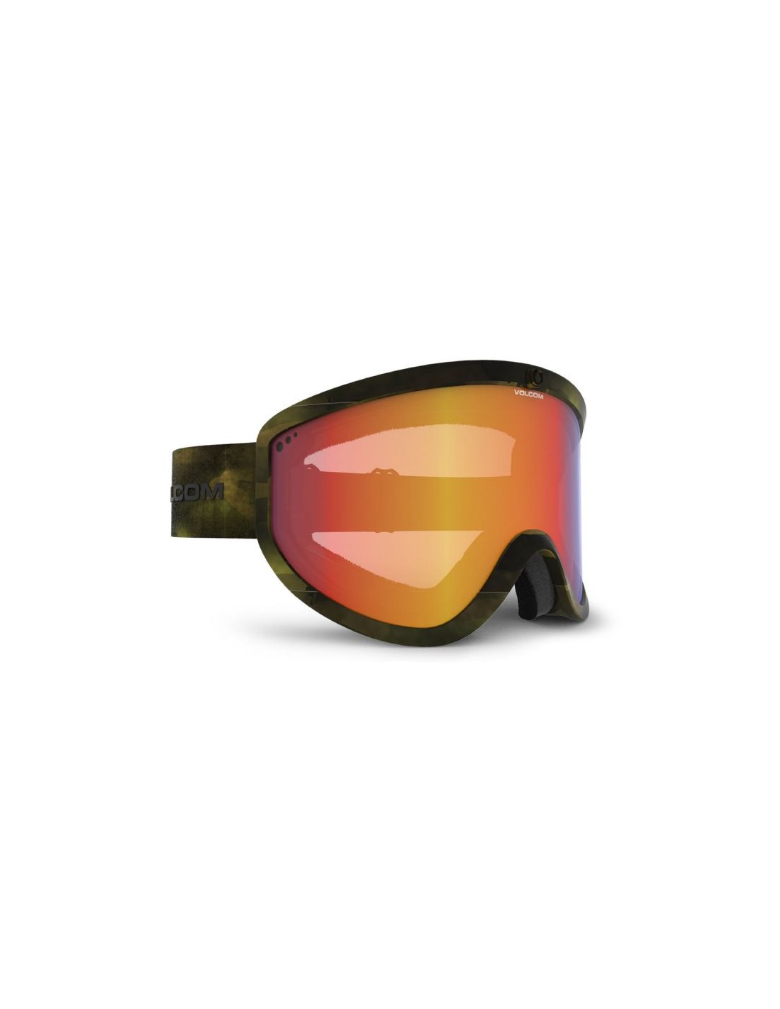 Volcom Footprints Snowboard Winter Goggles for WomenMen Red VG0622303