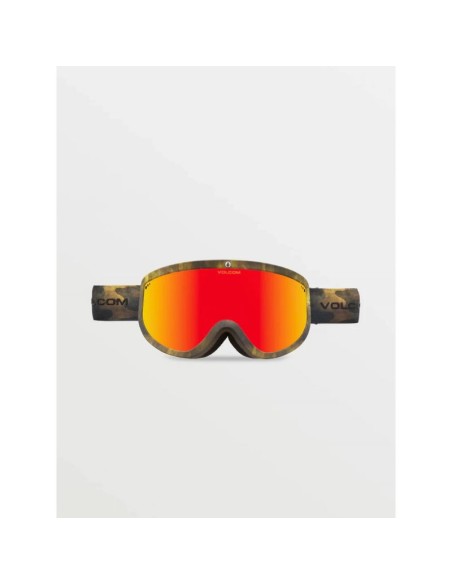 Volcom Footprints Snowboard Winter Goggles for WomenMen Red VG0622303