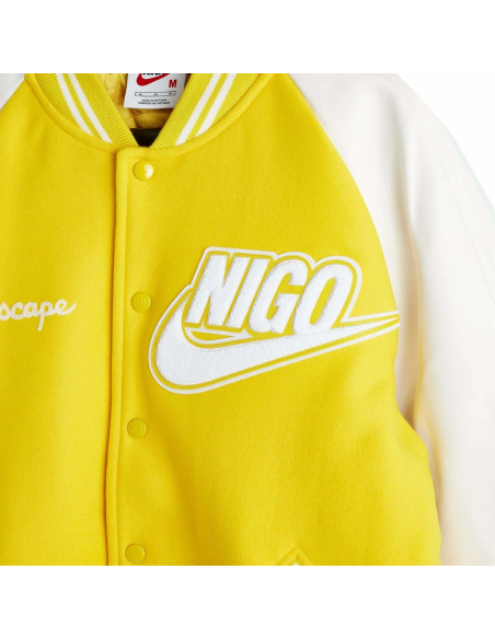 Nike x Nigo NRG Varsity Jacket Yellow FV5670735 MBS