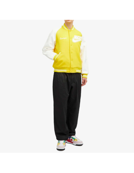 Nike x Nigo NRG Varsity Jacket Yellow FV5670735 MBS