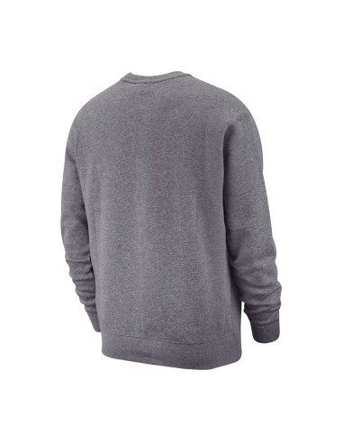 Nike Sportswear Club Fleece Men's Crew Charcoal HeatherWhite BV2662071 MBS