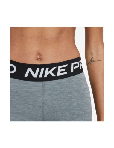 Nike Pro Women's 3" Shorts Smoke GreyHeatherBlackBlack CZ9857084 MBS