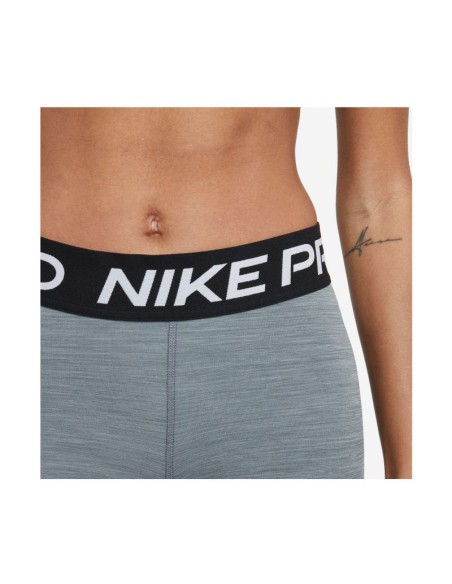 Nike Pro Women's 3" Shorts Smoke GreyHeatherBlackBlack CZ9857084 MBS