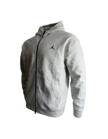 Jordan Sport Hoop Fleece Men's DriFIT FullZip Hoodie Grey HeatherBlack FV8602050 MBS
