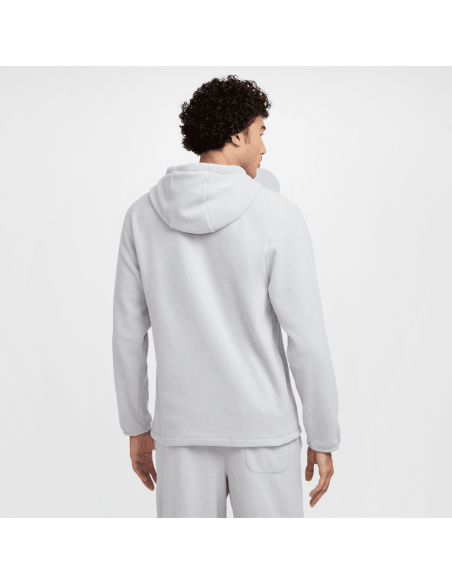Nike Club Men's Winterized Pullover Hoodie Light Smoke GreyPureWhite FZ0660077 MBS