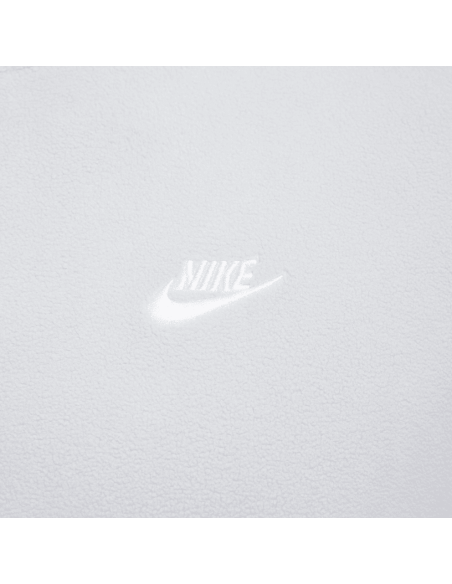 Nike Club Men's Winterized Pullover Hoodie Light Smoke GreyPureWhite FZ0660077 MBS