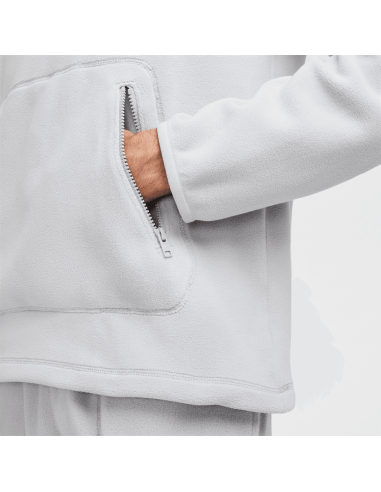 Nike Club Men's Winterized Pullover Hoodie Light Smoke GreyPureWhite FZ0660077 MBS